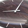 Zegar ścienny (brązowy) Edge Wood Dome Nextime 