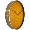 Zegar ścienny (pomarańczowy) Essential Gold Nextime