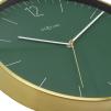 Zegar ścienny (zielony) Essential Gold Nextime