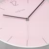 Zegar ścienny (różowy) Essential Silver Nextime