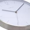 Zegar ścienny (biały) Essential Silver Nextime