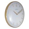 Zegar ścienny (biało-złoty) Small Glamour Nextime