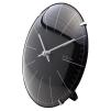 Zegar ścienny/stojący (czarny) Big Stripe Mini Dome Nextime