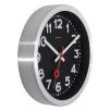 Zegar ścienny/stojący z cyframi (czarny, 19 cm) Station Nextime