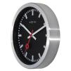 Zegar ścienny z indeksami (czarny, 19 cm) Station Nextime