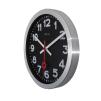 Zegar ścienny z cyframi (czarny, 35 cm) Station Nextime
