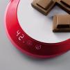 Waga kuchenna z timerem (czerwona) Glamour Bugatti
