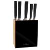 Zestaw 5 noży w bloku (czarny) FINO Vialli Design