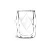 Zestaw 2 szklanek z podwójnymi ściankami (250 ml) Geo Vialli Design