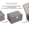 Pudełko na biżuterię z pokrywką (brązowoszare) Classic Stackers