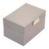 Pudełko na biżuterię 2-poziomowe (taupe) Mini Classic Stackers