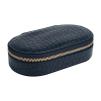 Etui podróżne na biżuterię, owalne (granatowe) Stackers