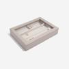 Organizer na pierścionki/bransoletki z pokrywką (taupe) Classic Stackers
