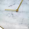 Zegar ścienny (jasny) Marble Nextime