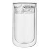 Szklanka z podwójnymi ściankami + spodek Rader