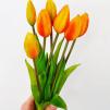 Bukiet (7 kwiatów) żółto-pomarańczowe tulipany Premium Home