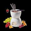 Zestaw do fondue czekoladowego (biały) Cilio