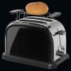 Toster (czarny) Retro Cilio