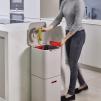 Kosz do segregacji śmieci 40 l (stone) Totem Compact Joseph Joseph