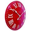 Zegar ścienny (czerwony) London Roman Nextime