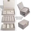 Pudełko na biżuterię, potrójne (taupe) Classic Stackers 