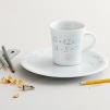Zestaw: kubek z talerzykiem Notes Kahla
