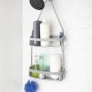 Półka pod prysznic podwójna Flex Shower Caddy (szara) Umbra