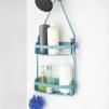 Półka pod prysznic podwójna Flex Shower Caddy (turkusowa) Umbra