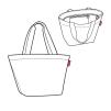 Torba Shopper M Twist Silver Reisenthel 