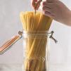 Słoik do przechowywania makaronu spaghetti (2,2 l) Facetted Clip Top Jar Kilner