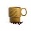 Filiżanka ceramiczna z uchem (żółta) Coffee Sagaform