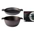 Zestaw żeliwnych naczyń: garnek (różna pojemność) + patelnia Master Skeppshult 