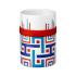 Kubek Ring Mug Blue Geometric M PO:
