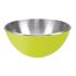 Stalowa miska 25 cm z podwójnymi ściankami (zielona) Zak! Designs