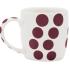 Porcelanowy kubek (kasztanowy) Dot Zak! Designs