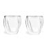 Komplet szklanek (2 szt.) z podwójnymi ściankami (250 ml) Cristallo Vialli Design