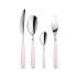 Komplet sztućców 24 szt. (różowy) Diva Vialli Design