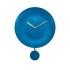 7339 TQ Zegar ścienny (turkusowy) Bowl Nextime