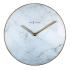 Zegar ścienny (jasny) Marble Nextime