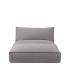 Łóżko ogrodowe, dwuosobowe (szare) Stone Stay Blomus