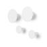 Zestaw 4 wieszaków (białych) Ponto Blomus