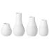 Zestaw 4 mini wazoników (białych) Rader