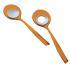 Łyżki do sałaty (pomarańczowe) Glamour Bugatti