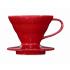 Drip ceramiczny V60-01 (czerwony) Hario