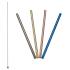 Zestaw 4 słomek stalowych 18 cm (kolor) Lurch