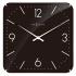 Zegar ścienny (czarny) Basic Square Dome Nextime